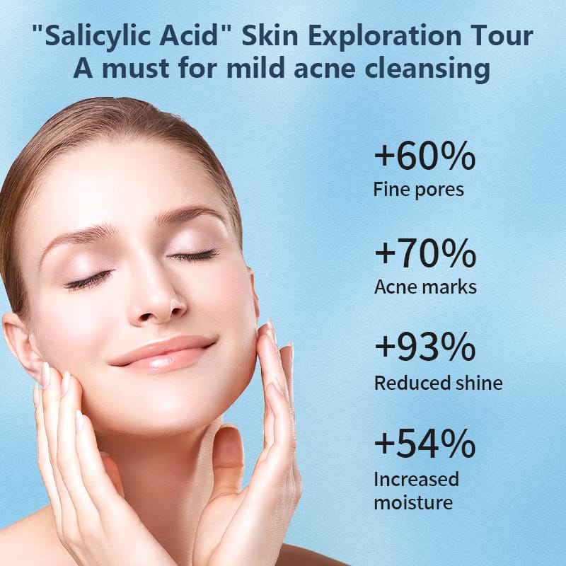 Kit Soin Visage 7 Pièces – Acide Salicylique & Collagène